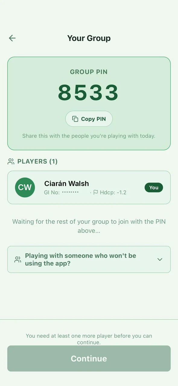 Form your group